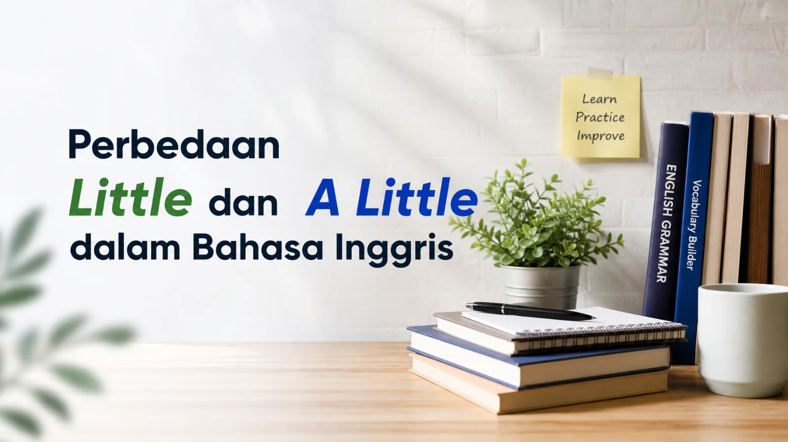 Perbedaan Little dan A Little dalam Bahasa Inggris