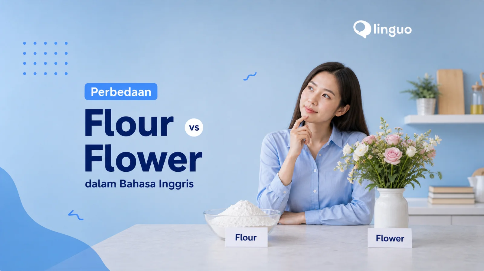 Perbedaan Flour dan Flower dalam Bahasa Inggris